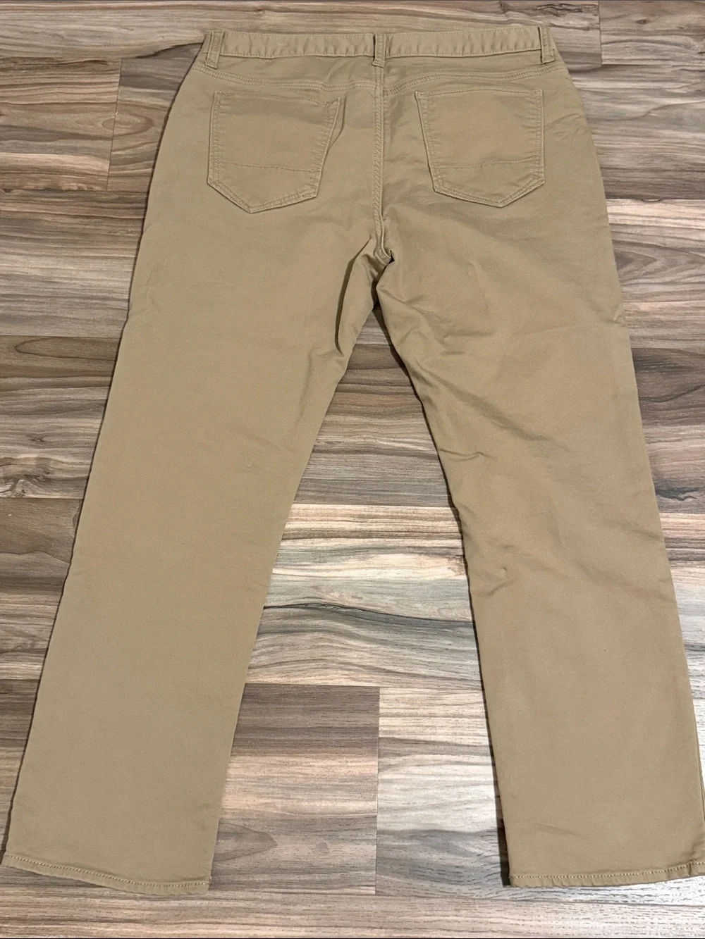 Banana Republic Mens Travel Jean Slim Fit Pants 35x30 Whiskey Khaki Brown Chino